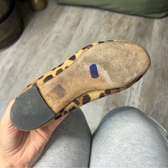 Gucci Flats Leopard Cheetah Print - Picture 5 of 5